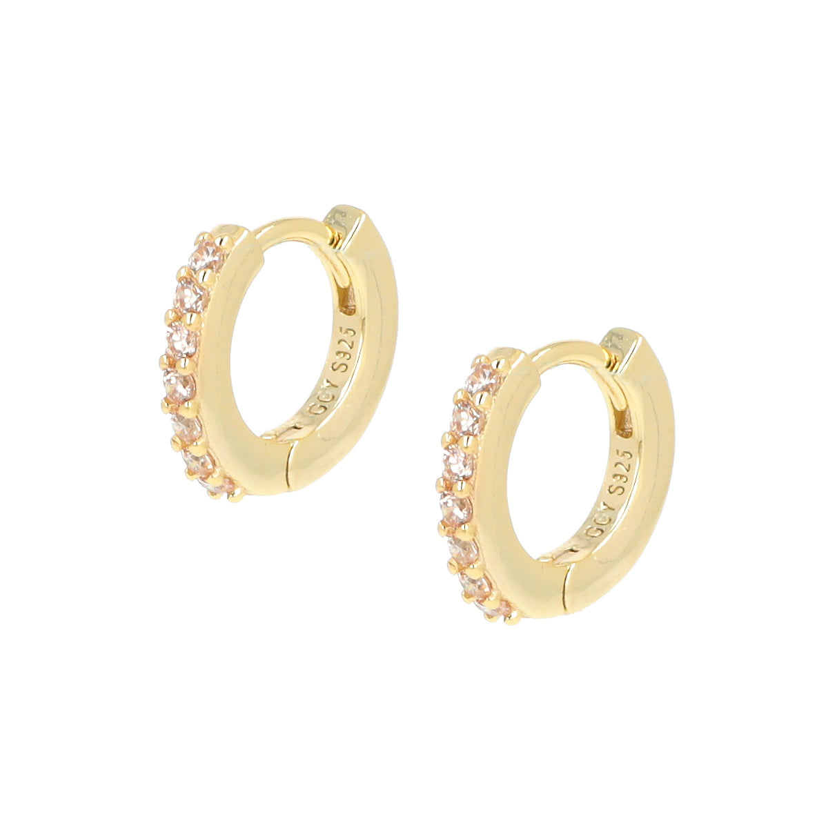 Orecchini A Cerchio In Oro Per Donna, Orecchini Da Damigella D - Foto 3