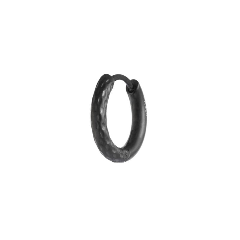Orecchino a cerchio 1,5 cm trama diamantata