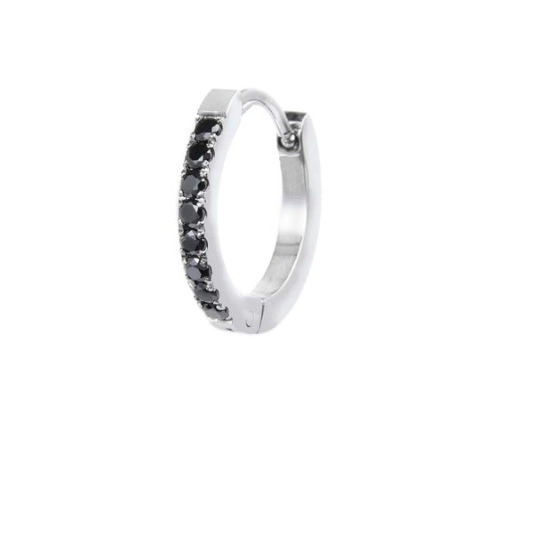 Orecchino a cerchio 1,6cm con zirconi