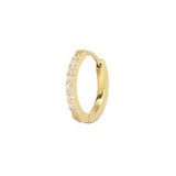 Orecchino a cerchio 1.6cm con zirconi