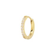Orecchino a cerchio 1.6cm con zirconi
