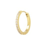 Orecchino a cerchio 2cm con zirconi