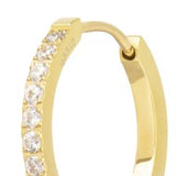 Orecchino a cerchio 2cm con zirconi
