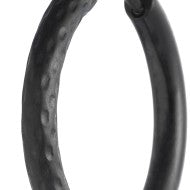 Orecchino a cerchio 2,1 cm trama diamantata