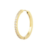 Orecchino a cerchio 2.4cm con zirconi
