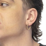 Orecchino a cerchio 2.4cm con zirconi