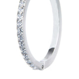 Orecchino a cerchio 2.4cm con zirconi
