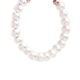 Orecchino a cerchio con perline di madreperla - Gioielleria Fondente