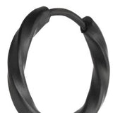 Orecchino a cerchio ritorto 1,7 cm