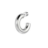 Orecchino a lobo a cerchietto 1,9cm con chiusura perla
