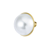 Orecchino a lobo con perla 1,5cm