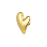 Orecchino a lobo cuore irregolare 1,1cm
