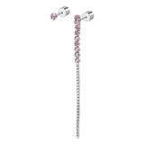 Orecchino a lobo multindosso tennis pendente - Gioielleria Fondente