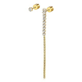 Orecchino a lobo multindosso tennis pendente - Gioielleria Fondente