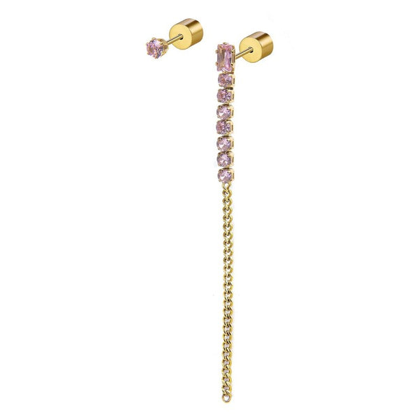 Orecchino a lobo multindosso tennis pendente - Gioielleria Fondente