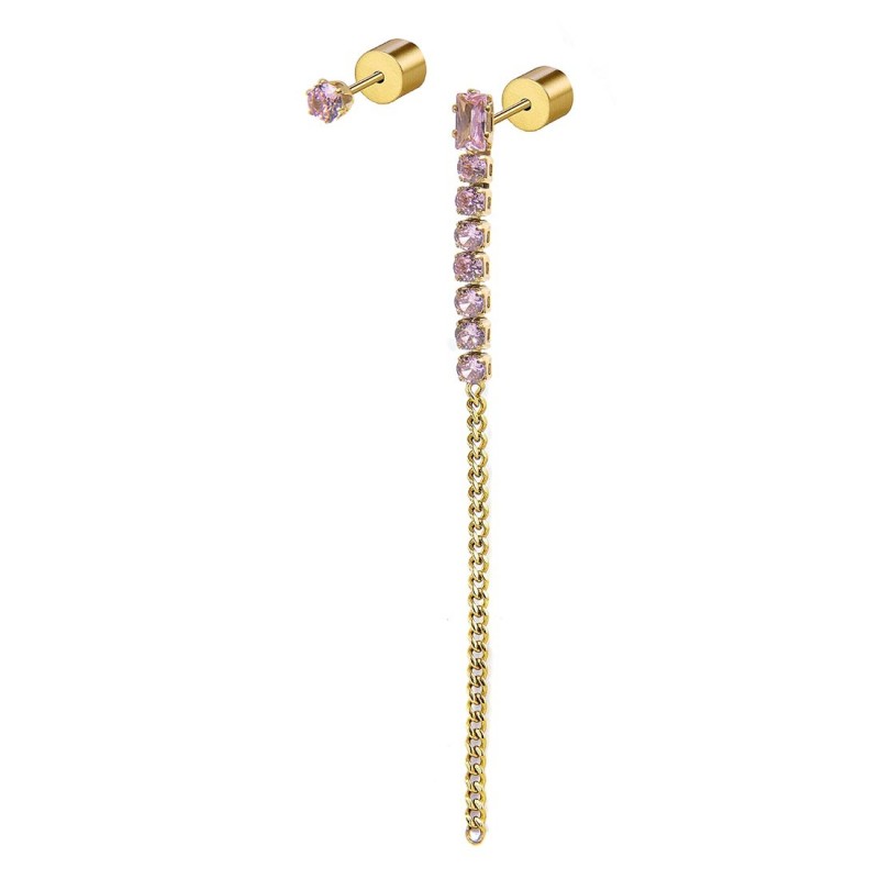 Orecchino a lobo multindosso tennis pendente - Gioielleria Fondente