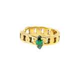 Orecchino ear cuff con zircone - Gioielleria Fondente