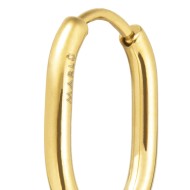 Orecchino ovale 1,7 cm