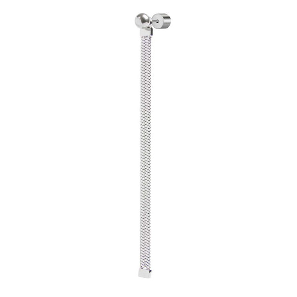 Orecchino pendente con catena snake