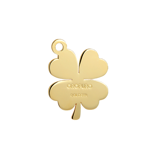 Ciondolo QUADRIFOGLIO in oro 22k