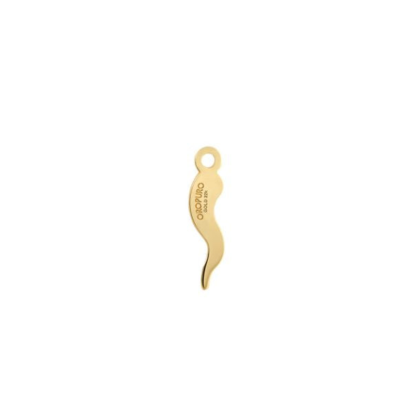 Ciondolo CORNETTO in oro 22k