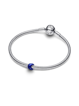 Mini Charm Luna effetto metallico blu
