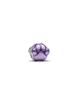 Mini Charm Zampa effetto metallico viola