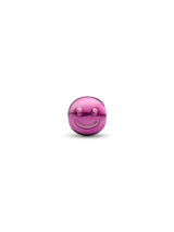 Mini Charm Smile effetto metallico rosa