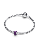 Mini Charm Vetro di Murano Viola
