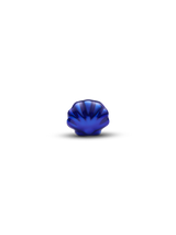 Mini Charm Conchiglia effetto metallico blu