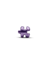 Mini Charm Puzzle effetto metallico viola