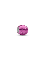 Mini Charm Smile effetto metallico rosa