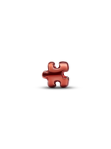 Mini Charm Puzzle effetto metallico arancione