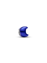 Mini Charm Luna effetto metallico blu