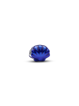 Mini Charm Conchiglia effetto metallico blu