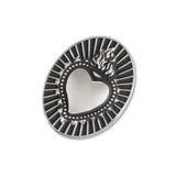 Piastrina ovale sacro cuore changy