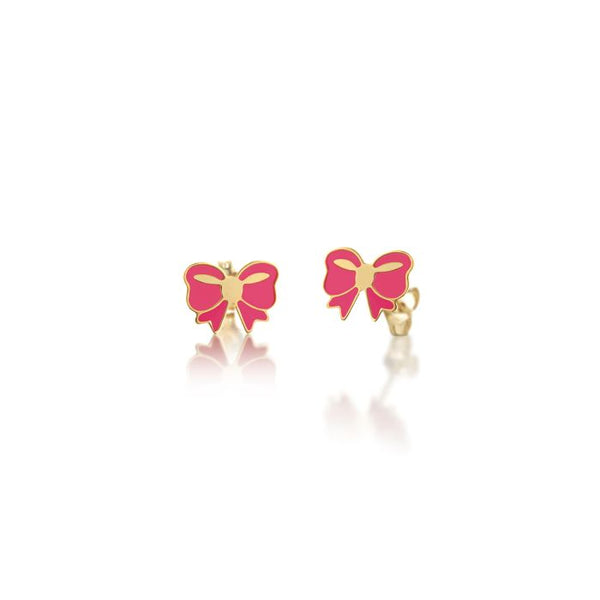Orecchini Toys con fiocco in oro giallo