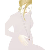 Ciondolo suonamore in argento placcato oro rosa