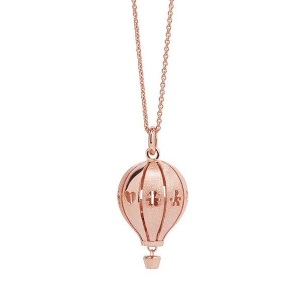 Ciondolo suonamore in argento placcato oro rosa lucido/satinato