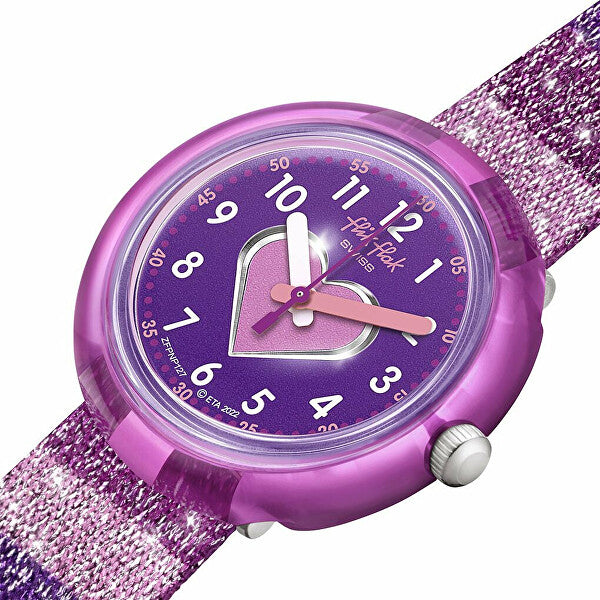 Orologio Bambino Flik Flak Stripy Glitter