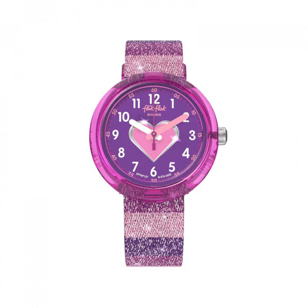 Orologio Bambino Flik Flak Stripy Glitter