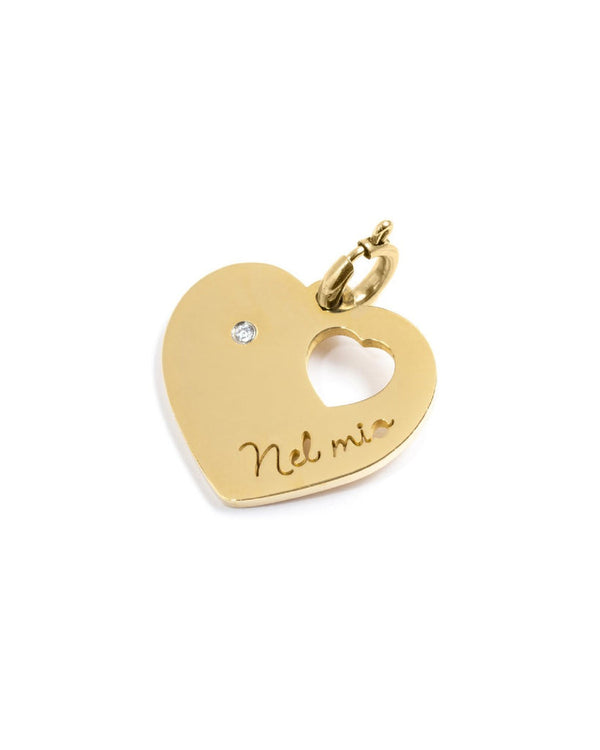 15ch038g Charm nel mio cuore oro