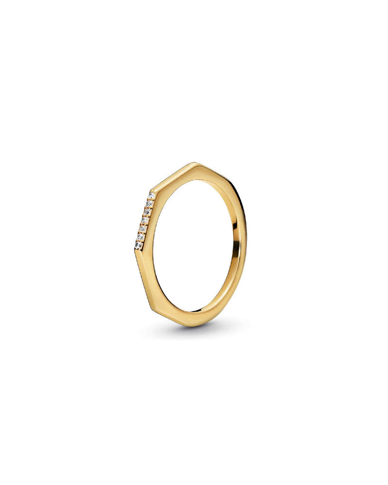 168739c01 Anello Linea Sfaccettata