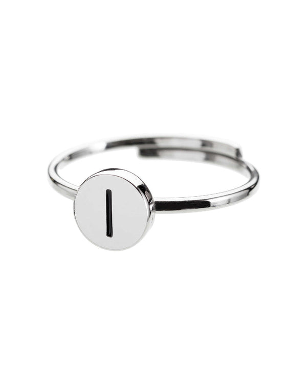 Anello  con lettera  "I" - Gioielleria Fondente