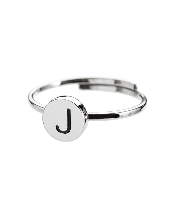Anello  con lettera  "J" - Gioielleria Fondente