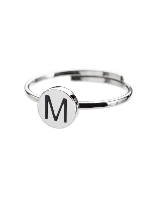 Anello  con lettera  "M" - Gioielleria Fondente