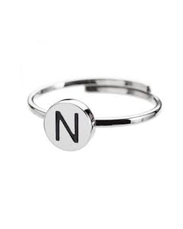 Anello  con lettera  "N" - Gioielleria Fondente