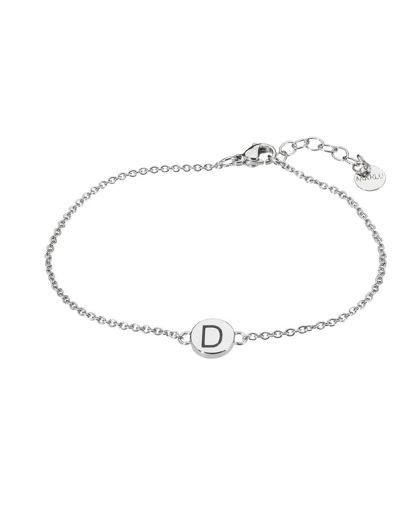 18br047d Bracciale con lettera "D"