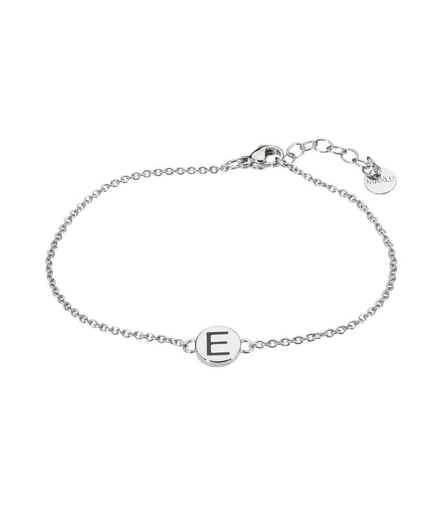 18br047e Bracciale con lettera "E"