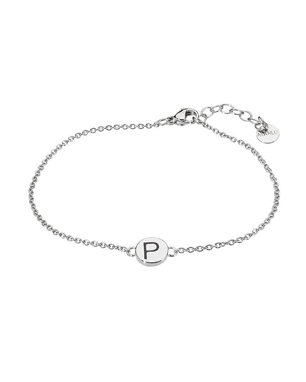 18br047p Bracciale con lettera "P"